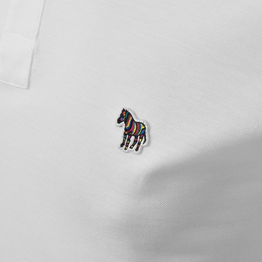 Alternative Image for ProductPS By Paul Smith Tipped Polo T Shirt White3
